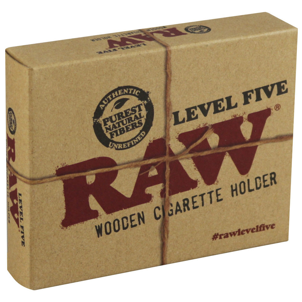 Raw Level 5 Wooden Cigarette Holder - 4"