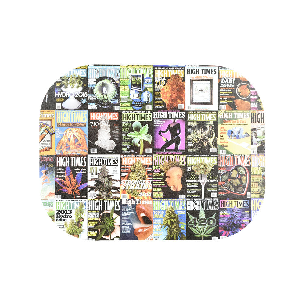High Times x Pulsar Mini Metal Rolling Tray w/ Lid - Covers Collage / 7"x5.5"