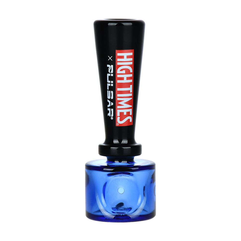 High Times® x Pulsar Geometric Spoon Pipe | 4.25" | Blue/Black