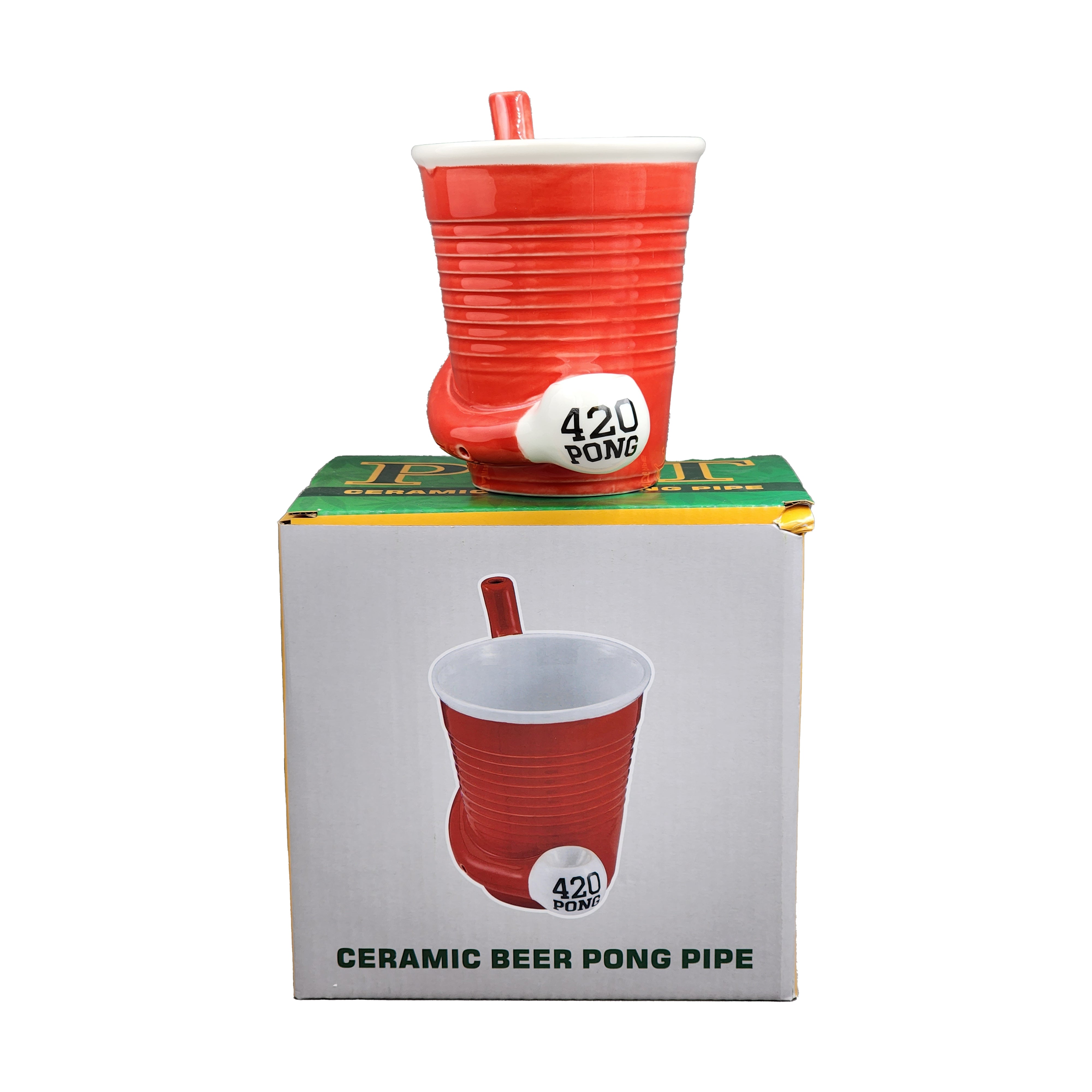 Beer Pong Pipe Mug