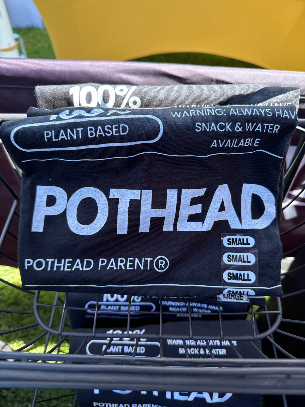 PHP Pothead label t-shirt