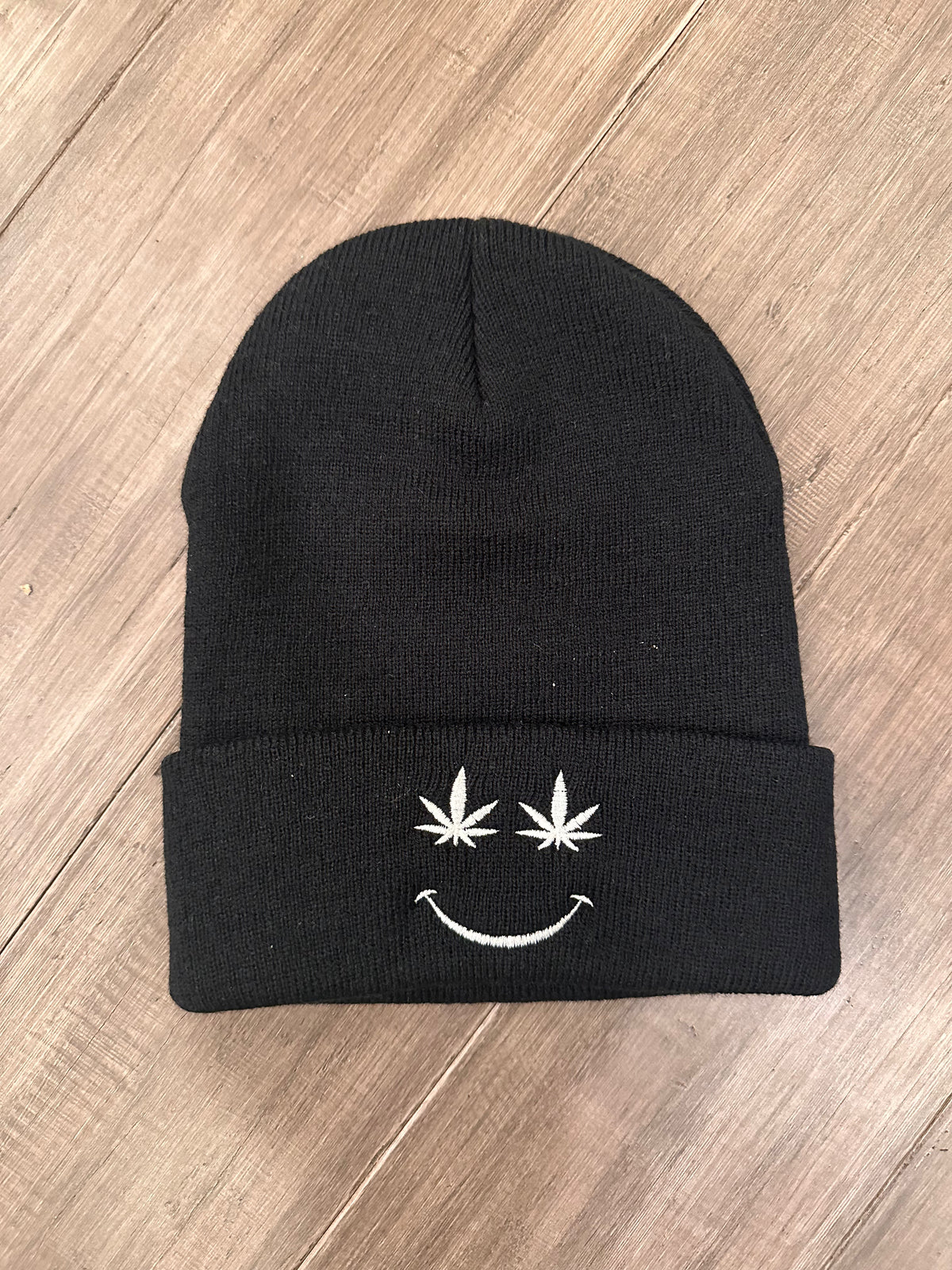 Pothead Parent Smi-high-le Beanie (smile)