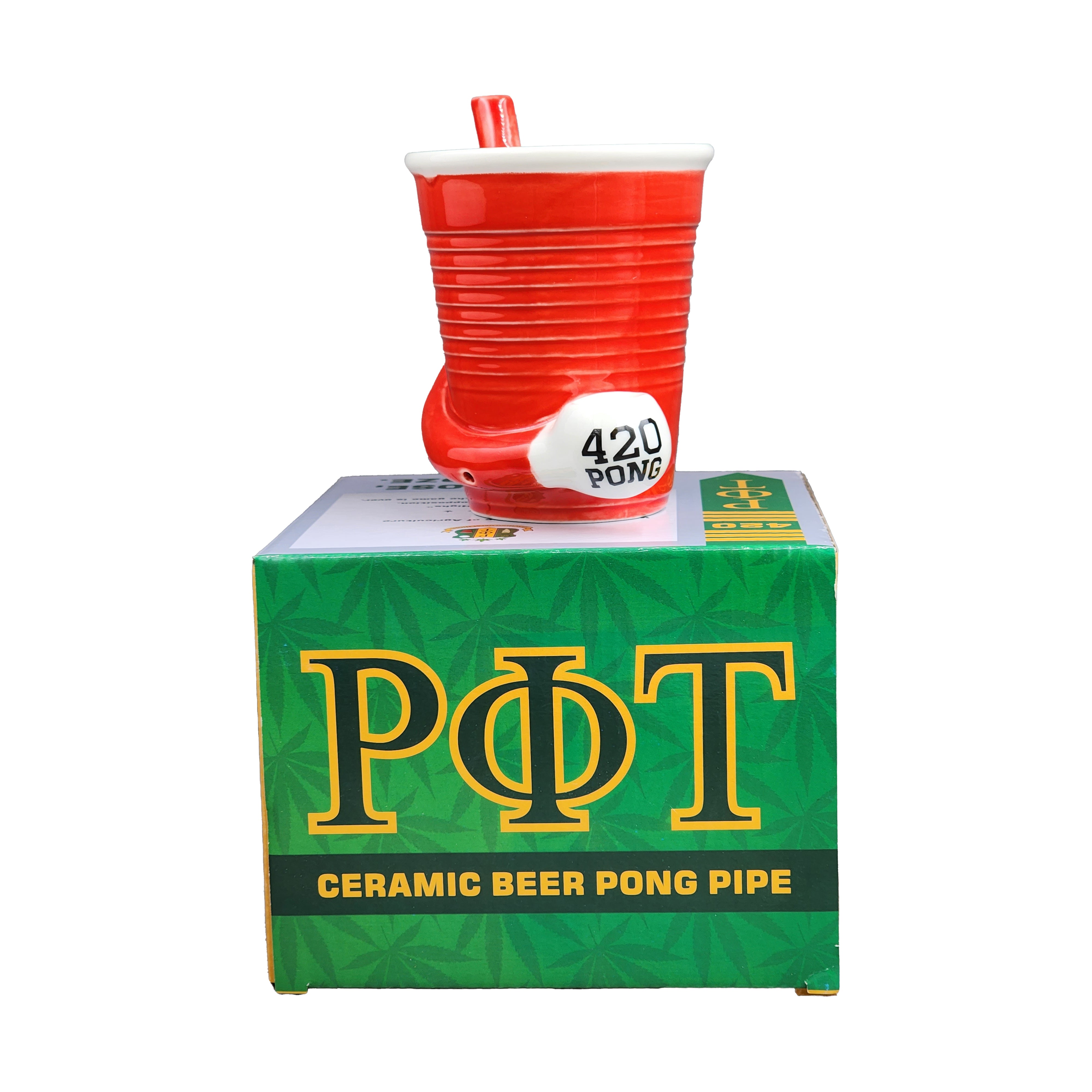 Beer Pong Pipe Mug