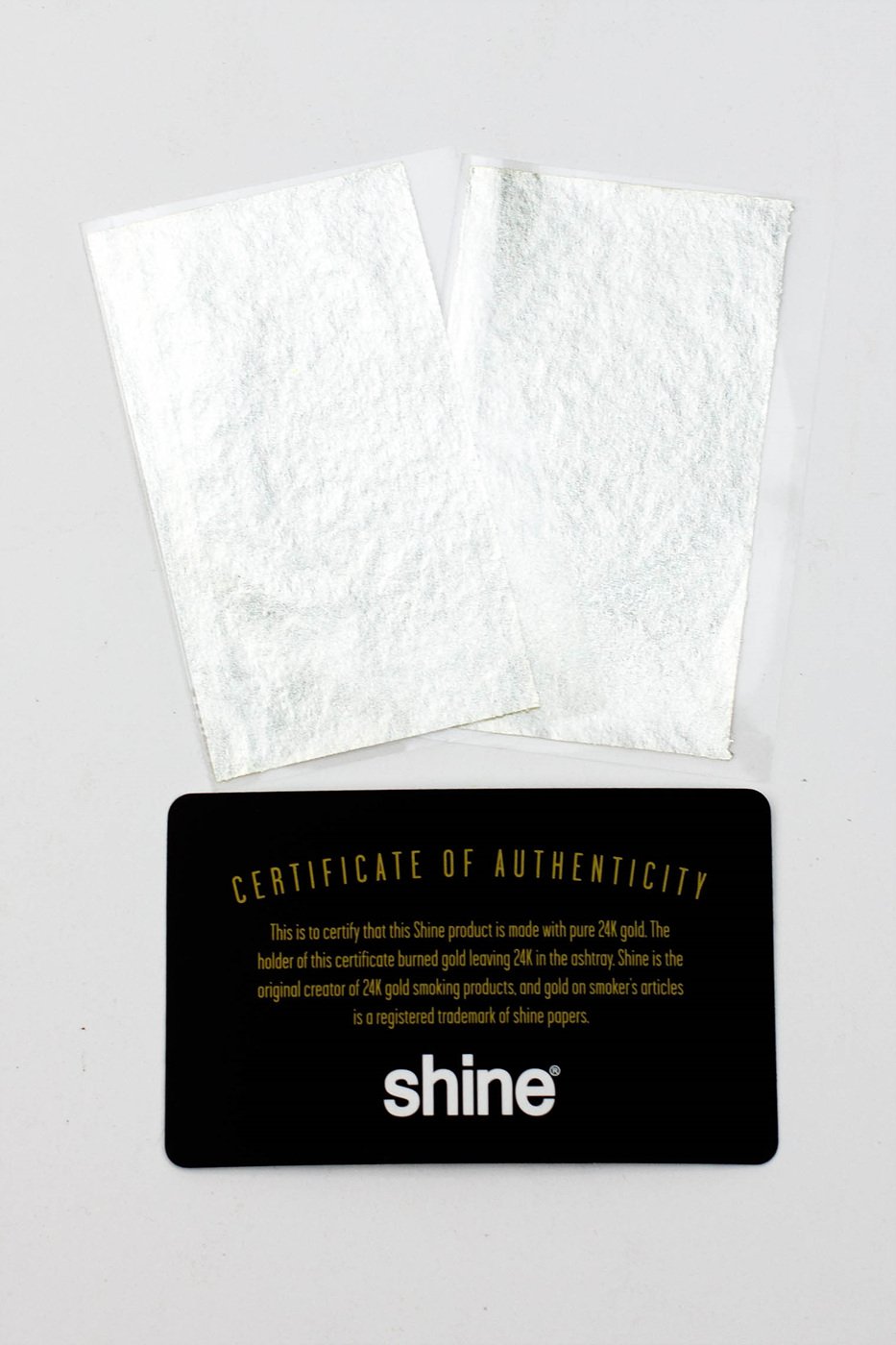 Shine White Gold 2-sheet Rolling paper