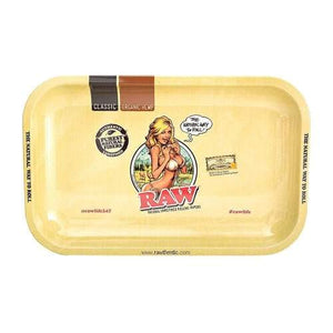 Open image in slideshow, RAW Authentic Girl Rolling Tray Small or Mini Size Available (1,5 OR 10 Count)
